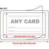 Self Seal Credit Card Pouch