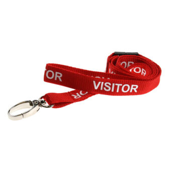 Visitor Lanyard metal clip