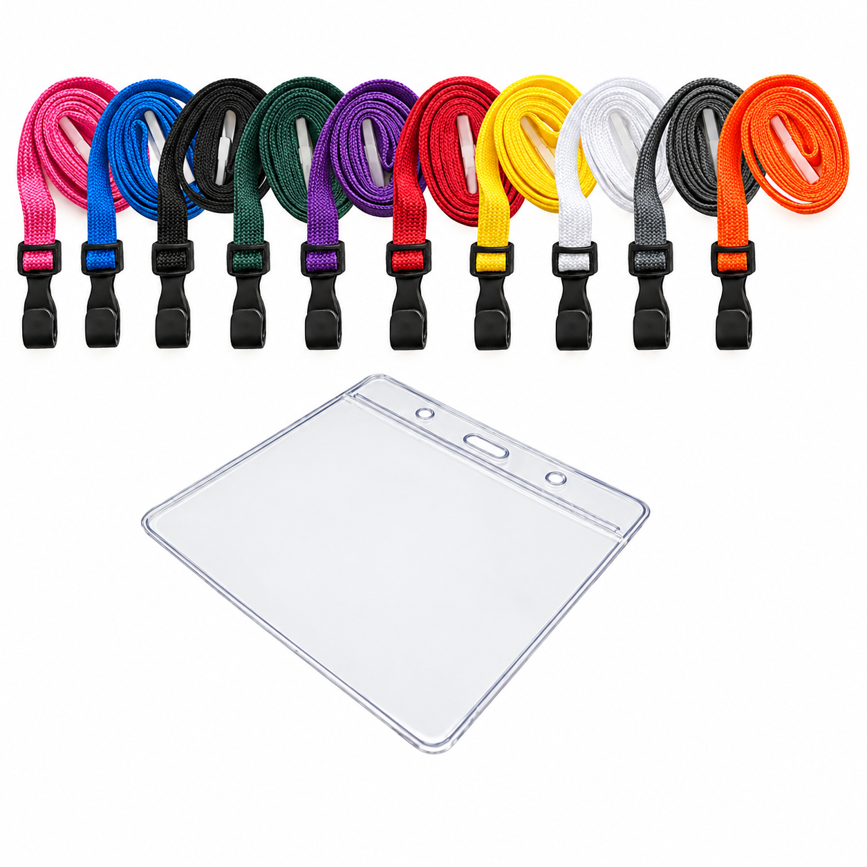 J Clip Lanyards & ID Pocket