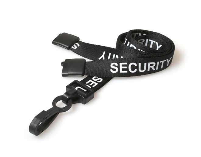 Visitor Security Neck Lanyard with Safety Clip 