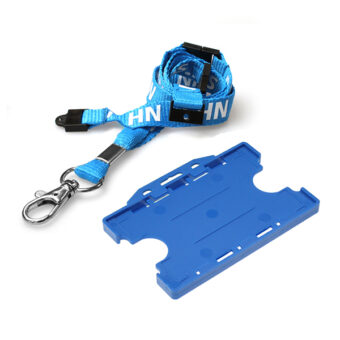NHS Triple Lanyard id badge holder
