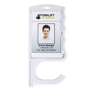 Antimicrobial Door Opening Card Holder
