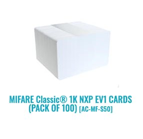 MIFARE Classic® 1K NXP EV1 Cards (Pack of 100) [AC-MF-S50]