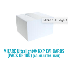 MIFARE Ultralight® NXP EV1 Cards (Pack of 100) [AC-MF-ULTRALIGHT]