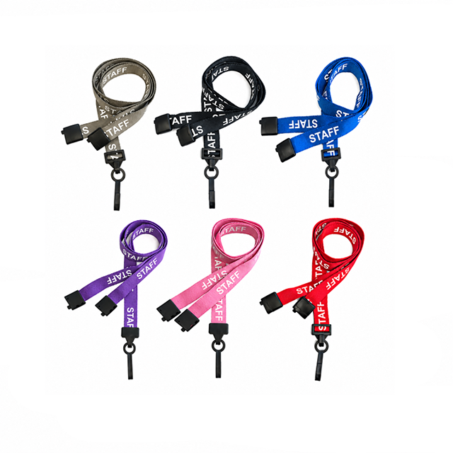printed staff lanyards